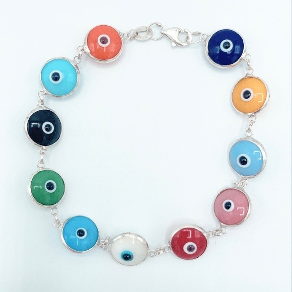 Sterling Silver Bracelet & Earrings Set - Picture 2 of 3